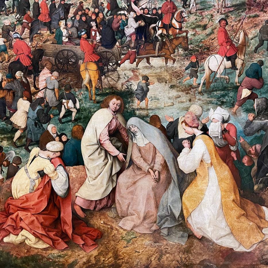 Питер Брейгель (Мужицкий) — Шествие на Голгофу, 1564 (фрагмент)