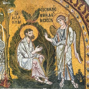 Благовещение св. Иоахиму (люнет).