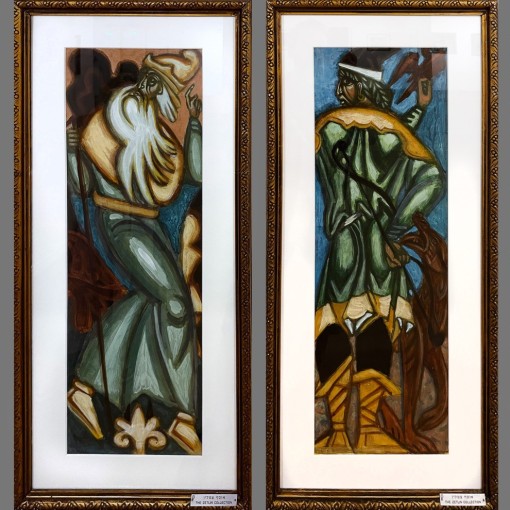 Дмитрий Стеллецкий — Декоративное панно из серии 'Времена года', Весна, Лето, Осень, Зима, 1921