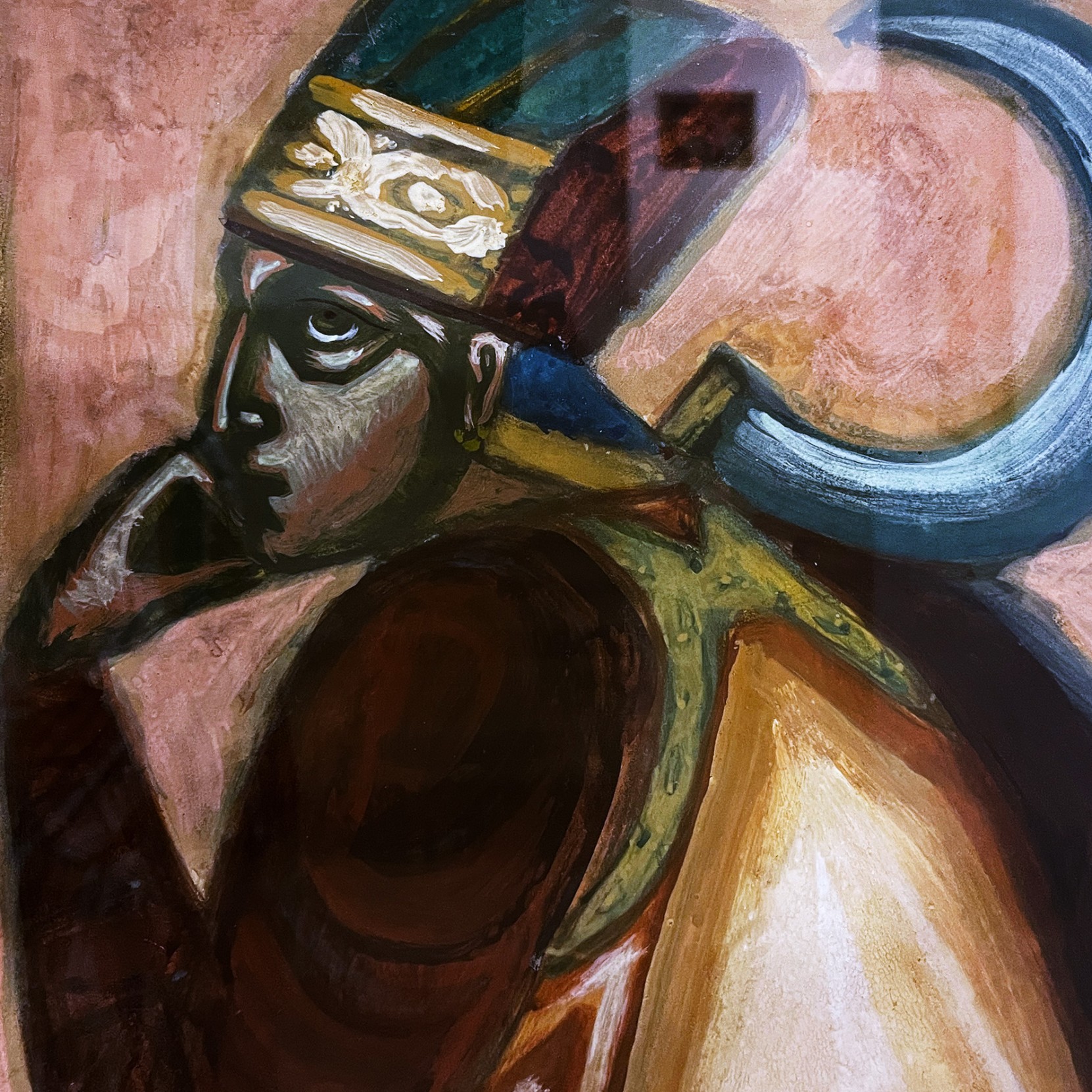 Дмитрий Стеллецкий — Декоративное панно из серии 'Времена года', Лето, 1921 (бумага, тмпера, графитный карандаш), 1921, Франция (фрагмент)