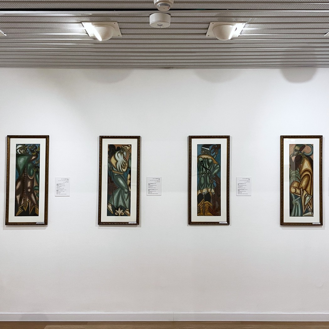 Дмитрий Стеллецкий — Декоративное панно из серии 'Времена года', Весна, Лето, Осень, Зима, 1921