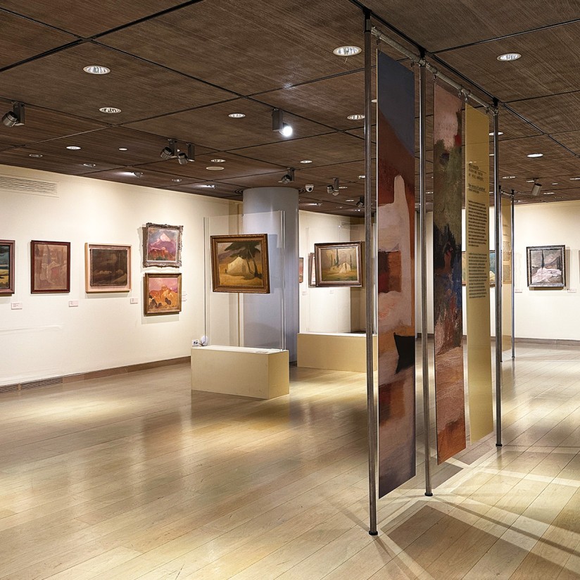 На выставке