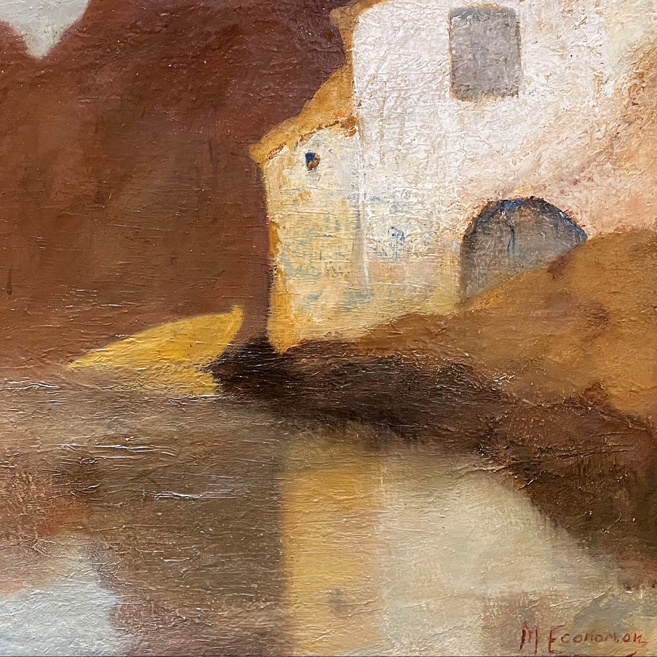 Михалис Эконому — .Гидра, 1929 (фланель, масло)