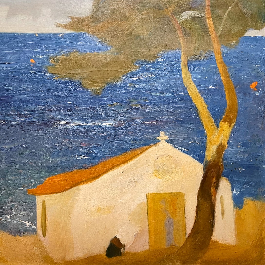 Михалис Эконому — Агиос Андреас, 1929-1931 (картон, масло)