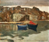 Михалис Эконому — Кесариани (фланель, масло)