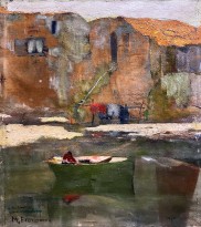 Михалис Эконому — Мартиг, 1920 (фланель, масло)