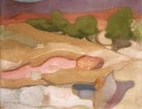 Михалис Эконому — Пейзаж (фланель, масло)