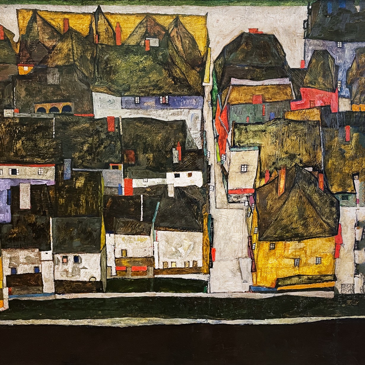 Эгон Шиле — Крумау на Влтаве (Городок IV), 1914