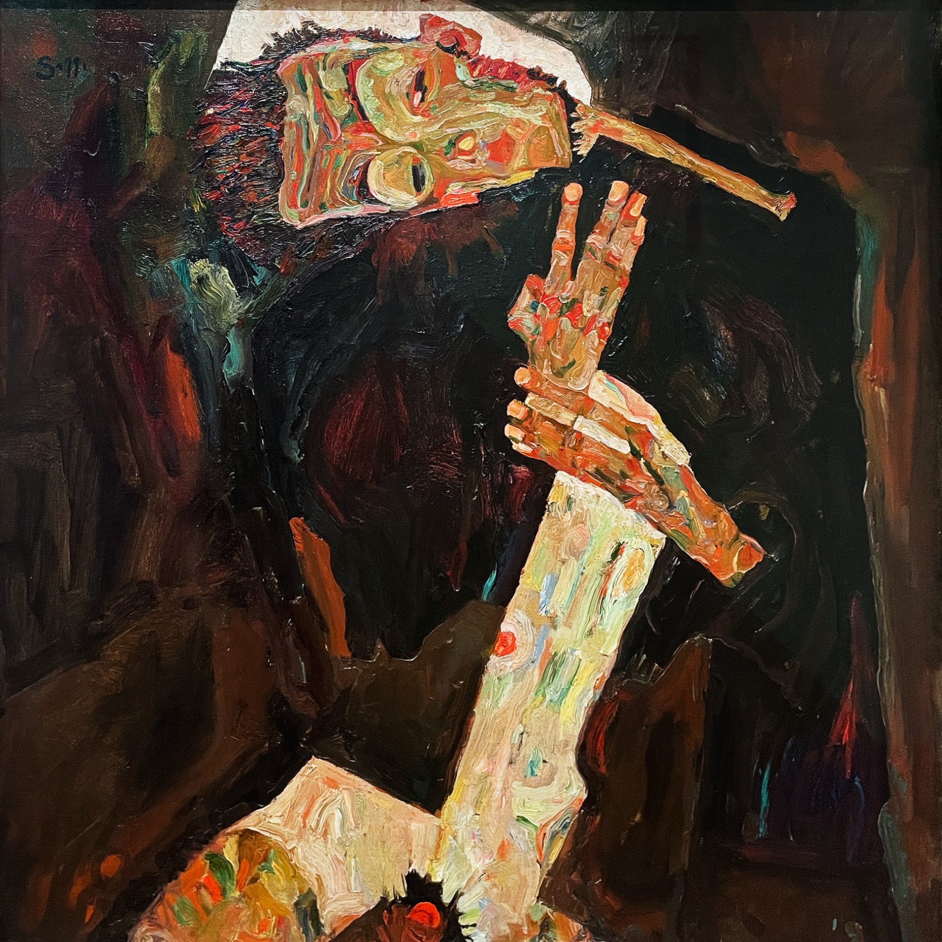 Эгон Шиле — Лирик, 1911 (холст, масло)