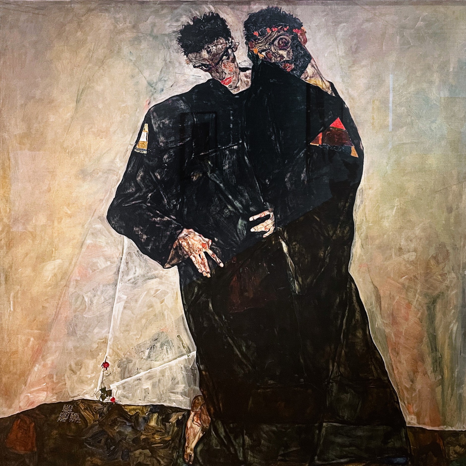 Эгон Шиле — Отшельники, 1912 (холст, масло)