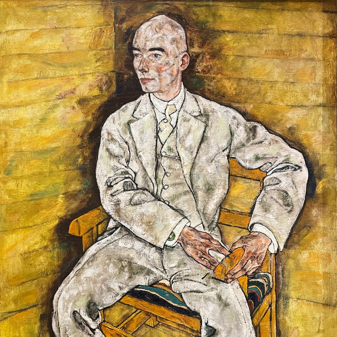 Эгон Шиле — Портрет Виктора Риттера фон Бауэра, 1918 (холст, масло)