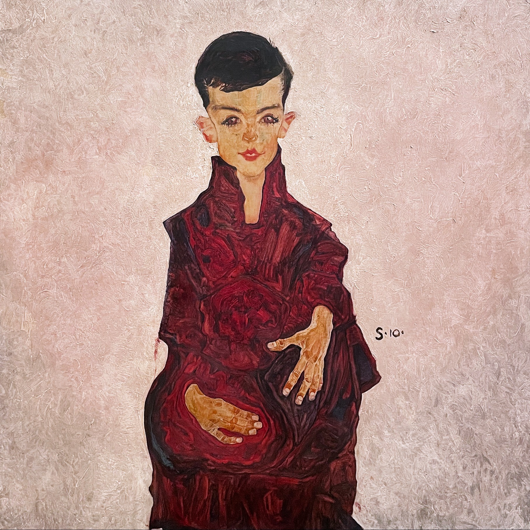 Эгон Шиле — Портрет Герберта Райнера, 1910 (холст, масло)