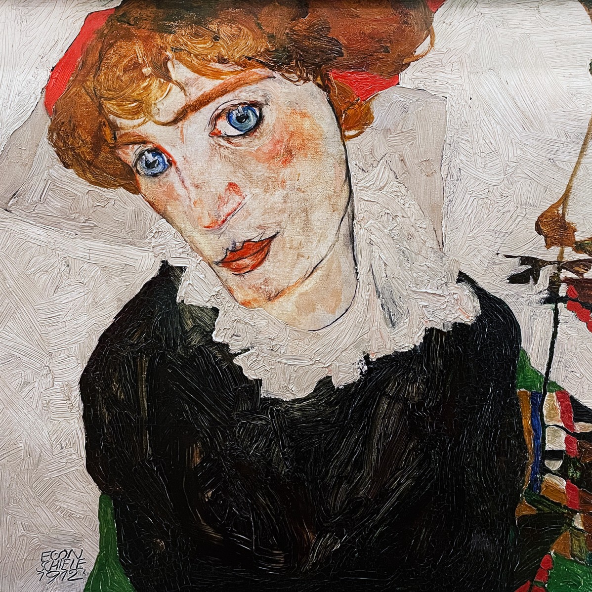 Эгон Шиле — Портрет Уолли Нойзил, 1912 (холст, масло)