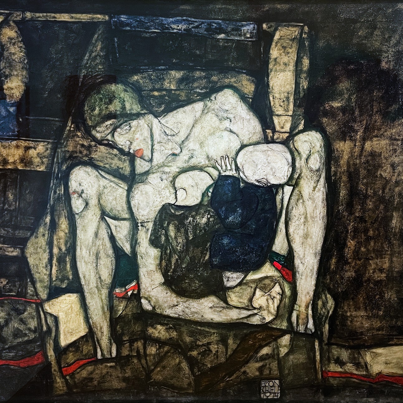 Эгон Шиле — Слепая мать, 1914 (холст, масло)