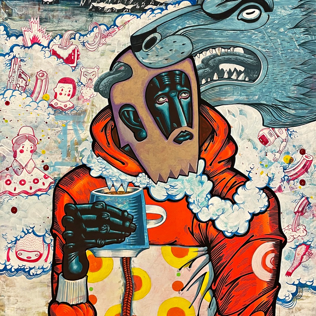 Егор Субботин — Чай. Серия Объект наблюдения, 2022 (холст, акрил)