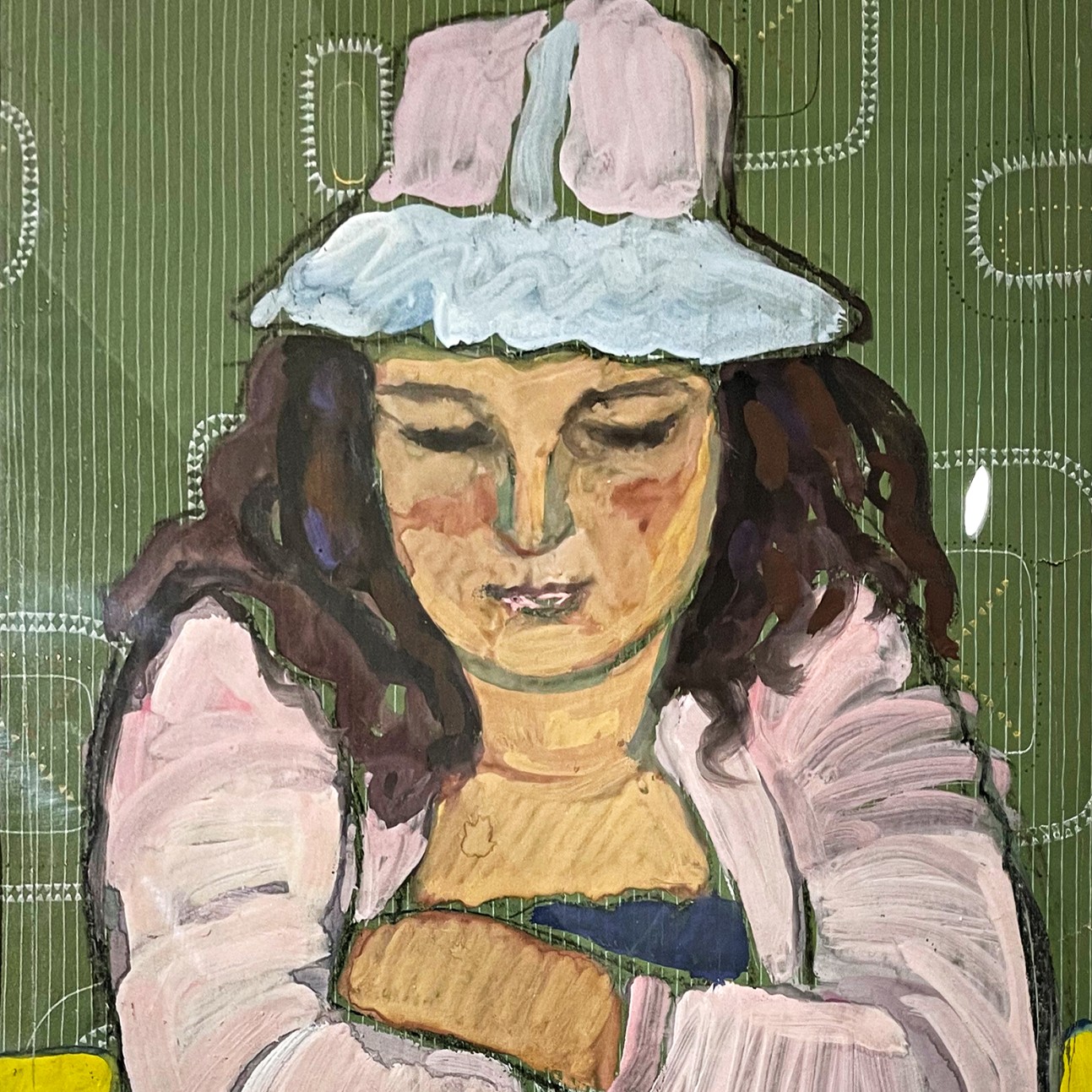 Елена Натаревич — Лера, 2014 (обои, гуашь)