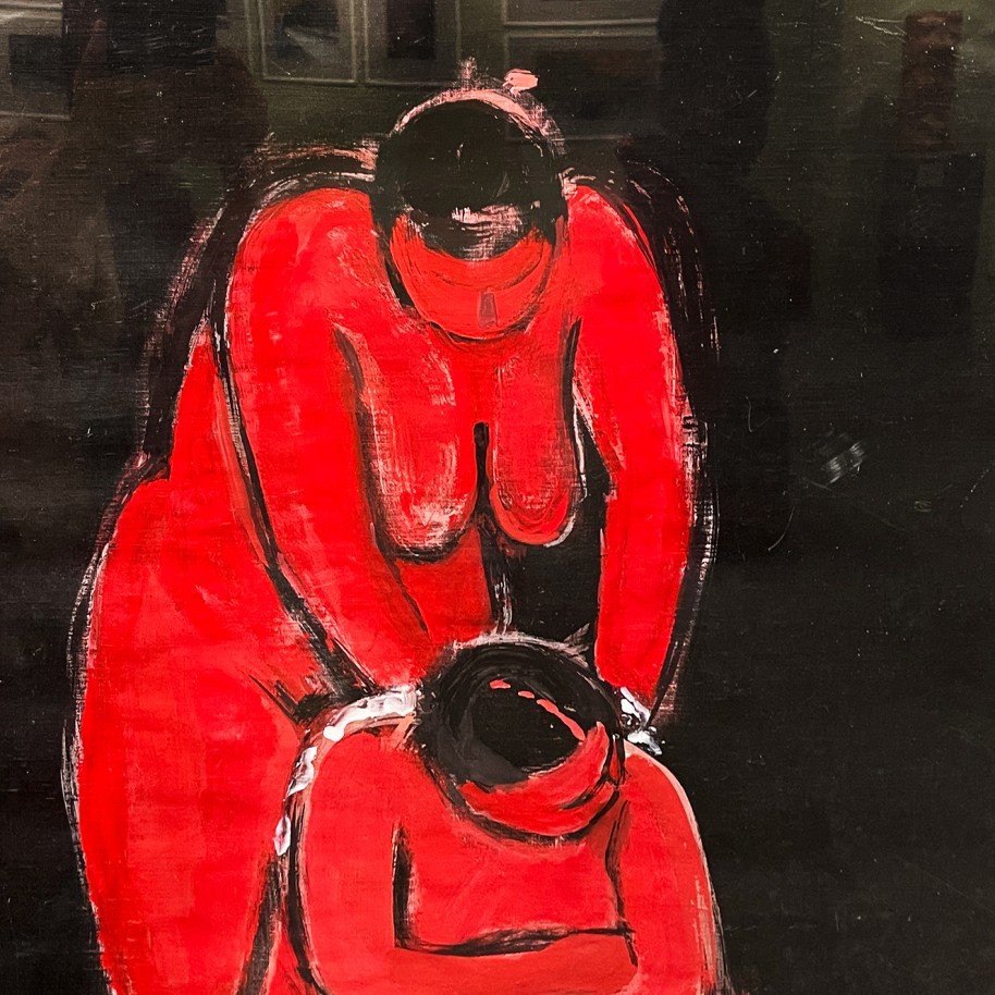 Елена Натаревич — Триптих. Баня по-черному 3, 2007 (бумага, гуашь)