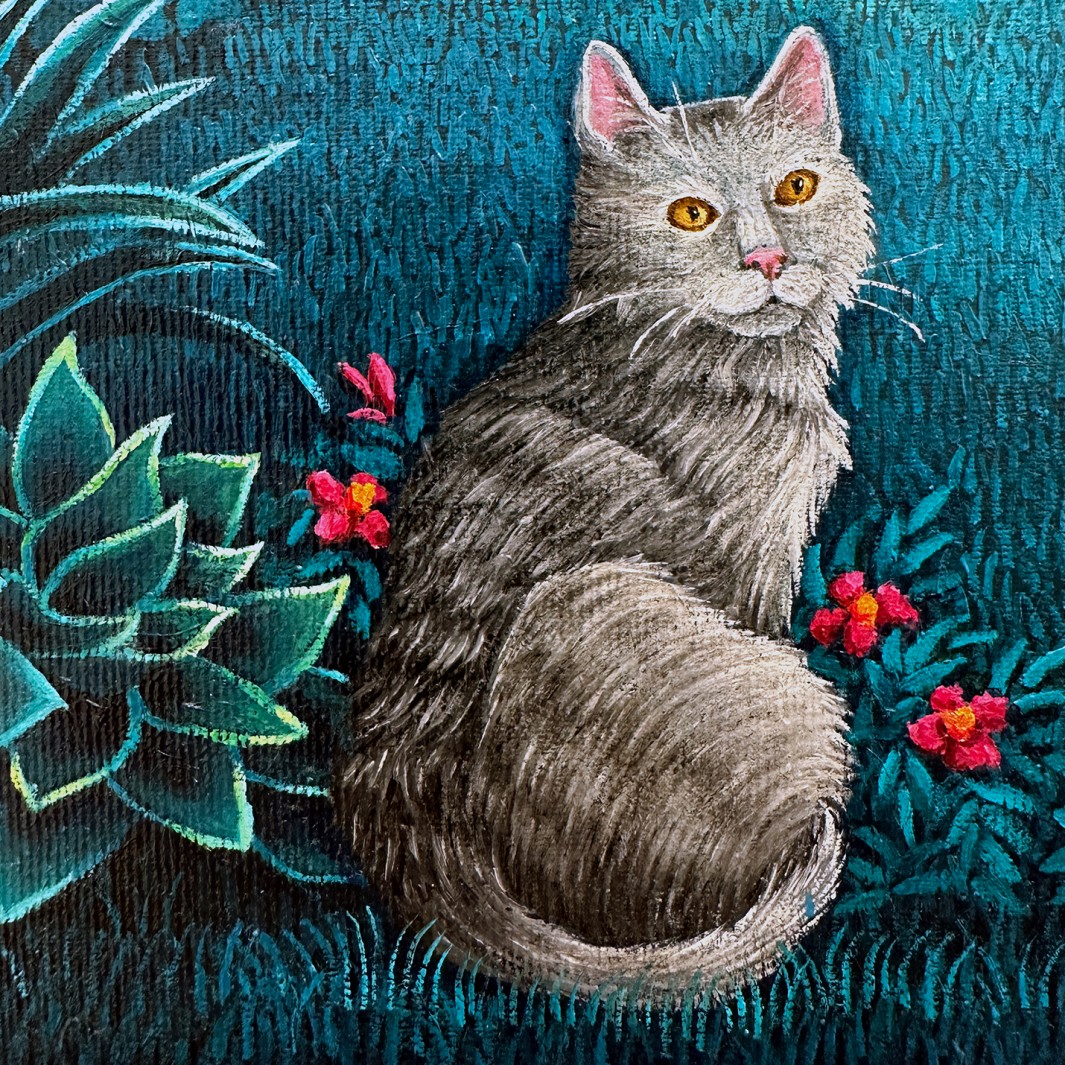 Виктория Руис де Кортазар Эвия  (фрагмент) — Подсматривая ее сны, 2019 (холст, масло) Испания