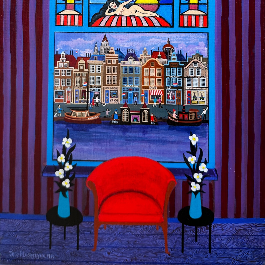 Джуп Плазмеер — Интерьер, 1996 (холст, масло) Голландия
