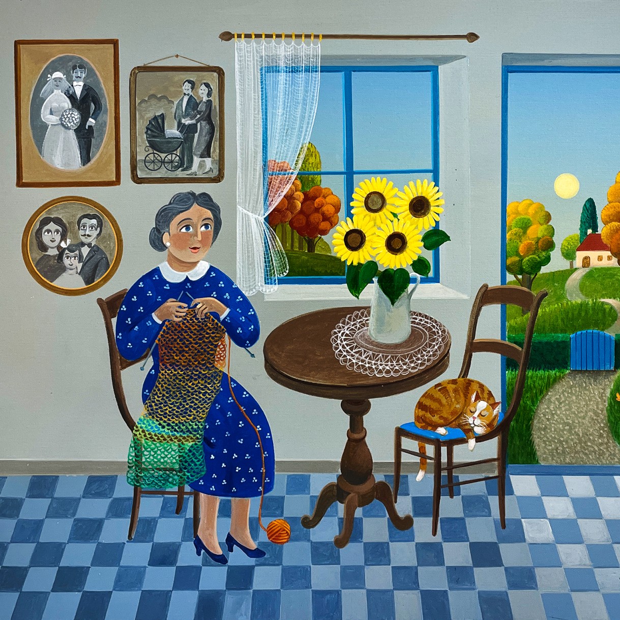 Жан-Пьер Лоран — Воспоминания, 2019 (доска, акрил) Франция