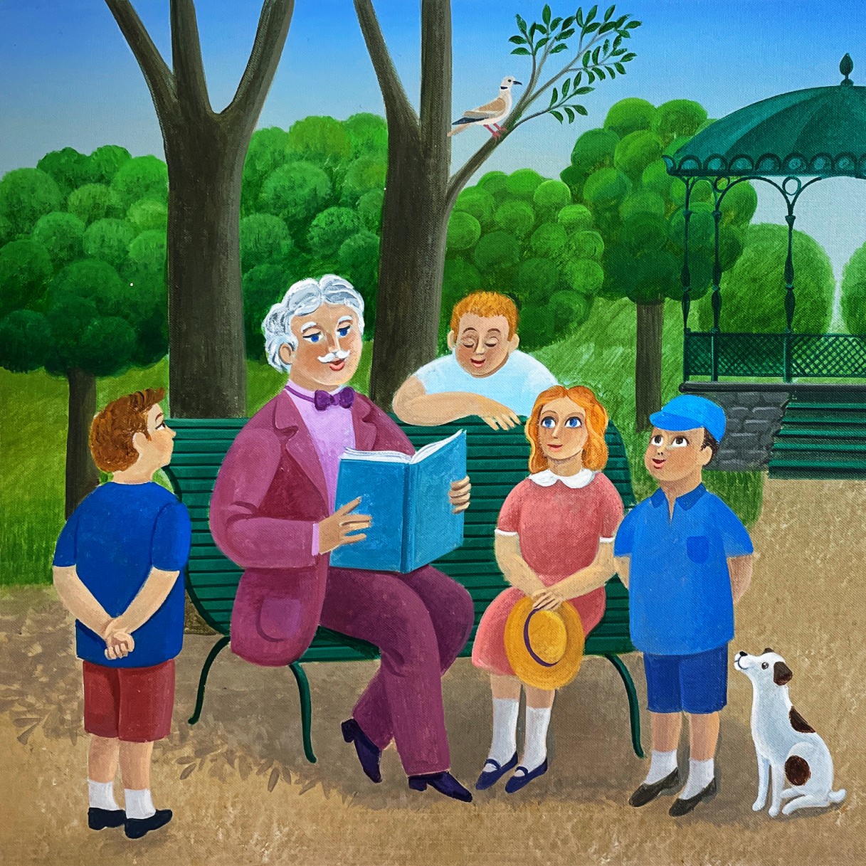 Жан-Пьер Лоран — Сказочник, 2019 (доска, акрил) Франция