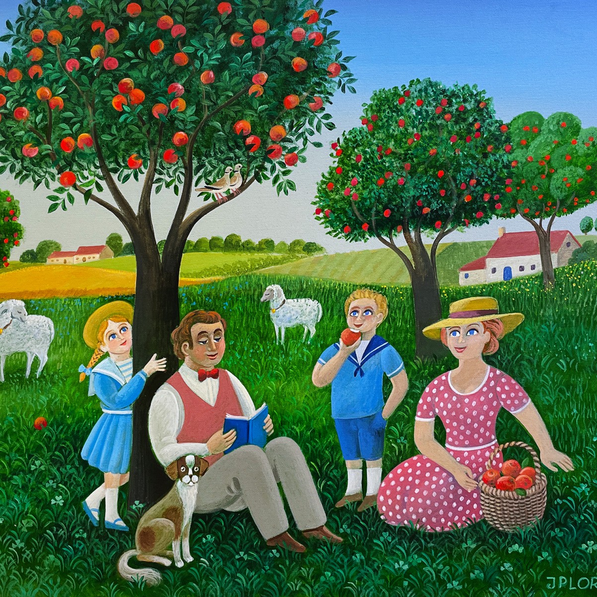 Жан Пьер Лоран — Яблоня соблазна, 2019 (доска, акрил) Франция