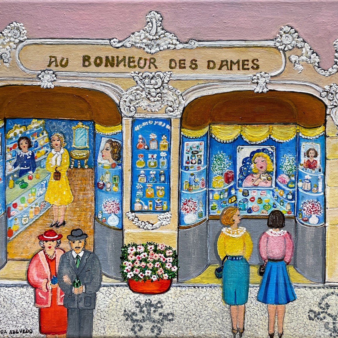 Мария Фернанда Азеведо Перес — Девичье счастье, 2022 (холст, акрил) Португалия