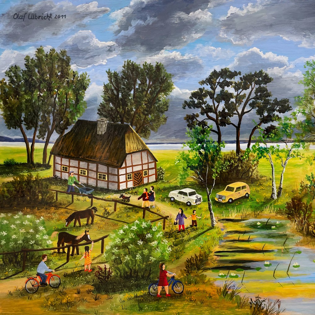 Олаф Ульбрихт — Рыбачий полуостров, 2011 (доска, акрил) Германия