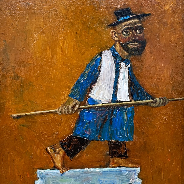 Евгений Титов — Бритва, 2020 (холст, масло)