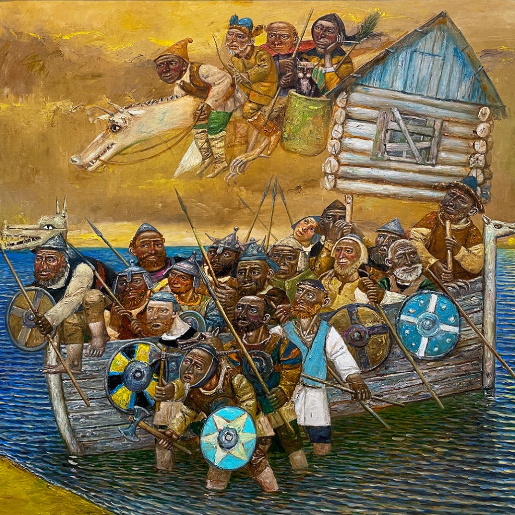 Евгений Титов — На новые земли, 2022 (холст, масло)