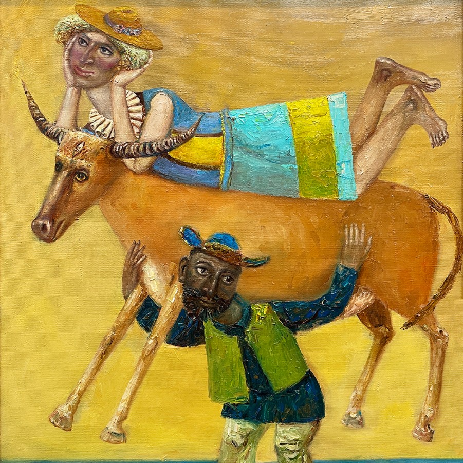 Евгений Титов — Похищение Европы, 2022 (холст, масло)