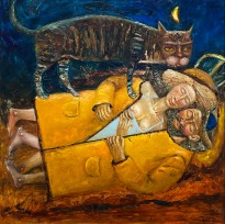 Евгений Титов — Тулуп, 2022 (холст, масло)