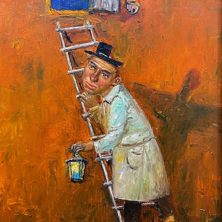 Евгений Титов — Форточка в небо, 2022 (холст, масло)