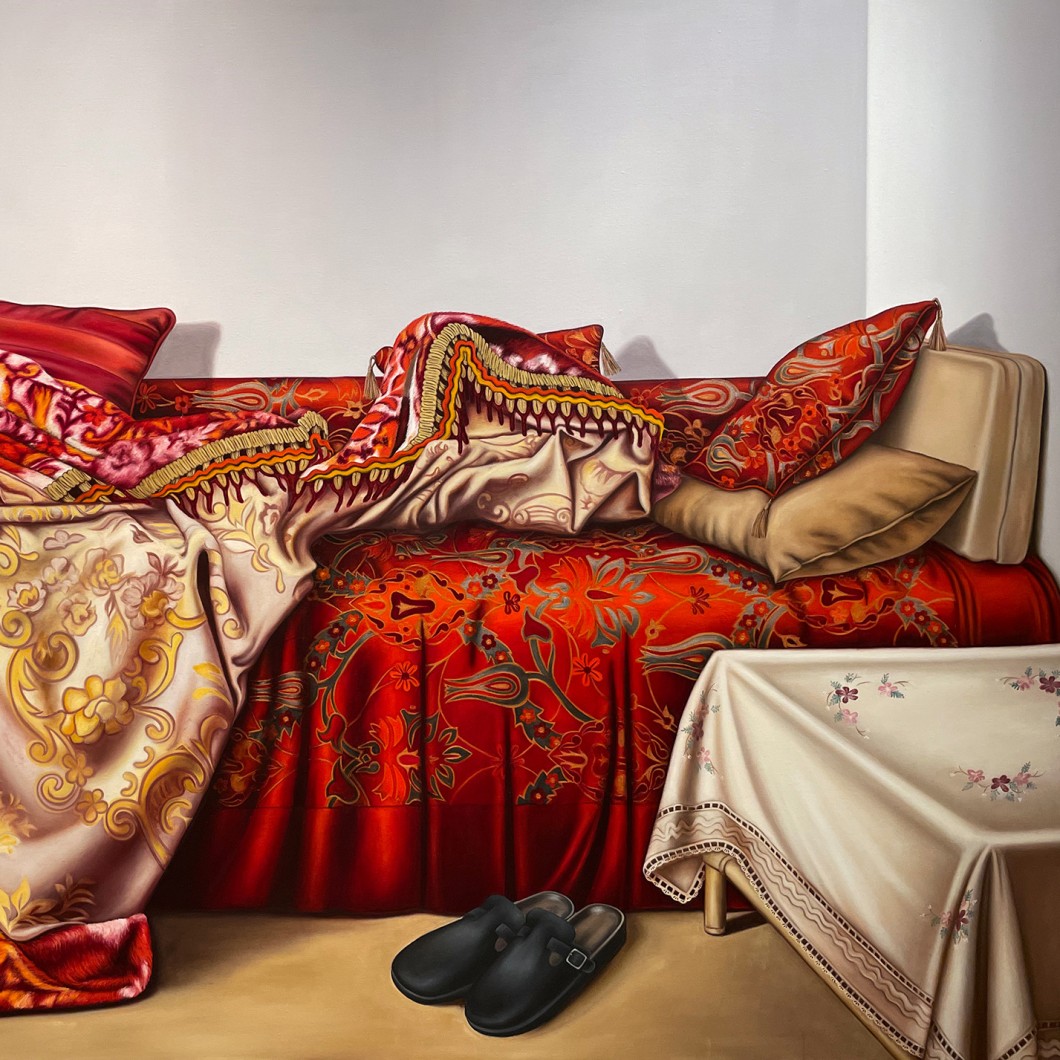 Фатима Абу Руми — Венера Палестинская III, 2017 (холст, масло)