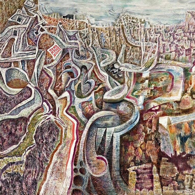 Никос Хацикириакос-Гика — Без названия холст, масло)