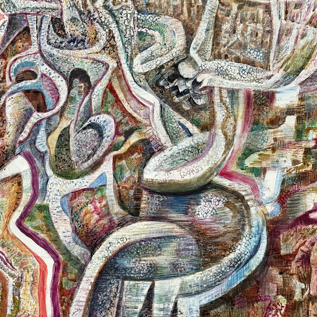 Никос Хацикириакос-Гика — Без названия (холст, масло)