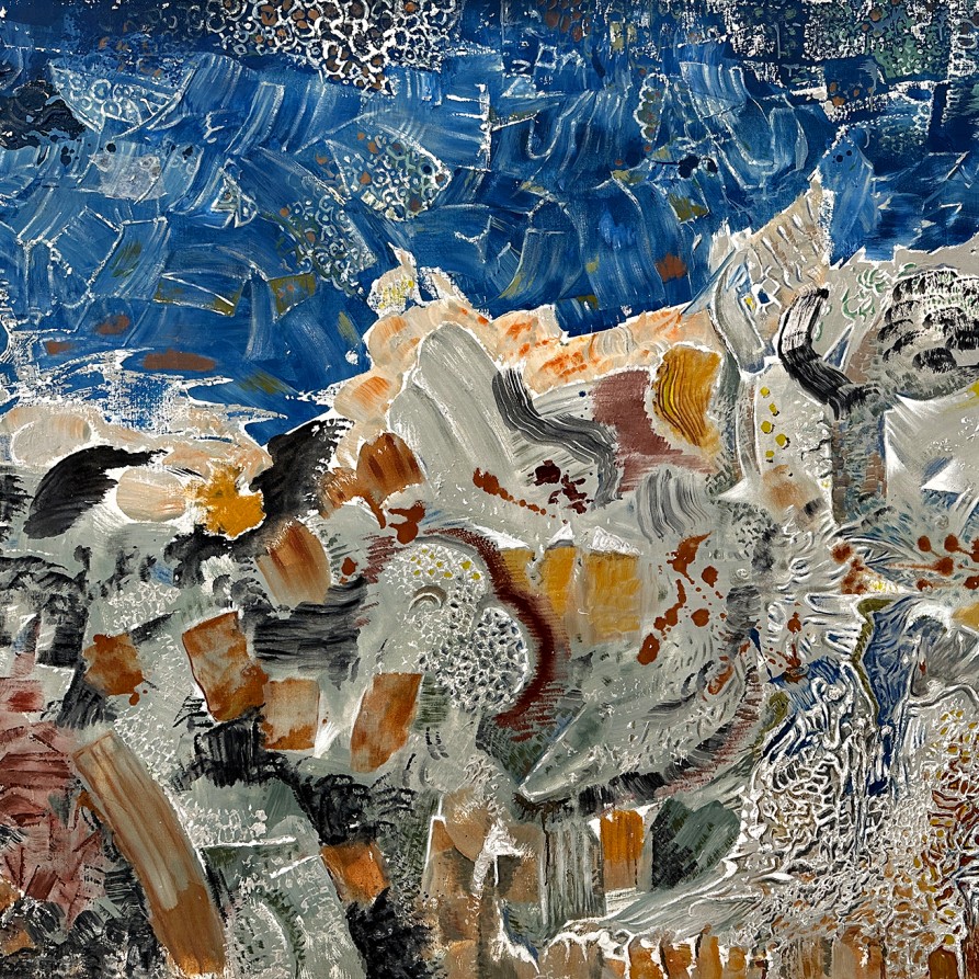 Никос Хацикириакос-Гика — Грозовой мыс, 1965 (холст, масло)