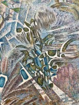 Никос Хацикириакос-Гика — Небо, фрагмент, 1966 (холст, масло)