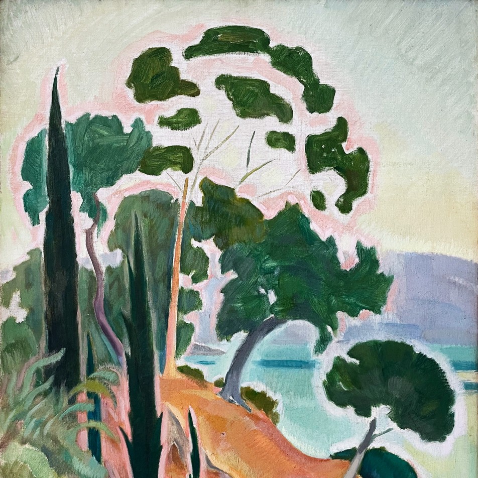 Никос Литрас — Пшеничное поле, 1920 (холст, масло)