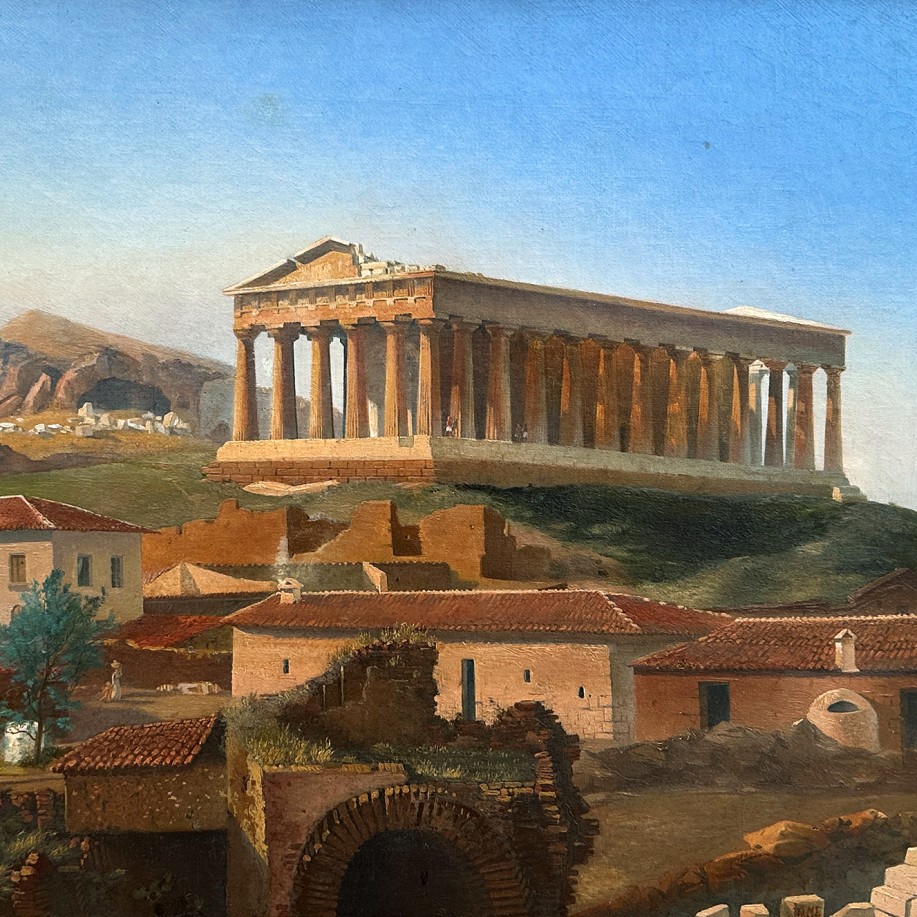 Виченцо Ланца — Акрополь, 1860 (холст, масло)