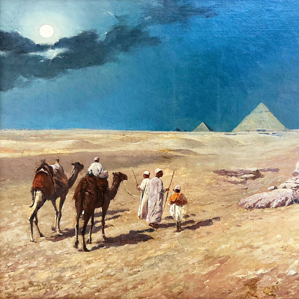 Периклис Цириготис — Сфинкс в Каире (холст, масло)