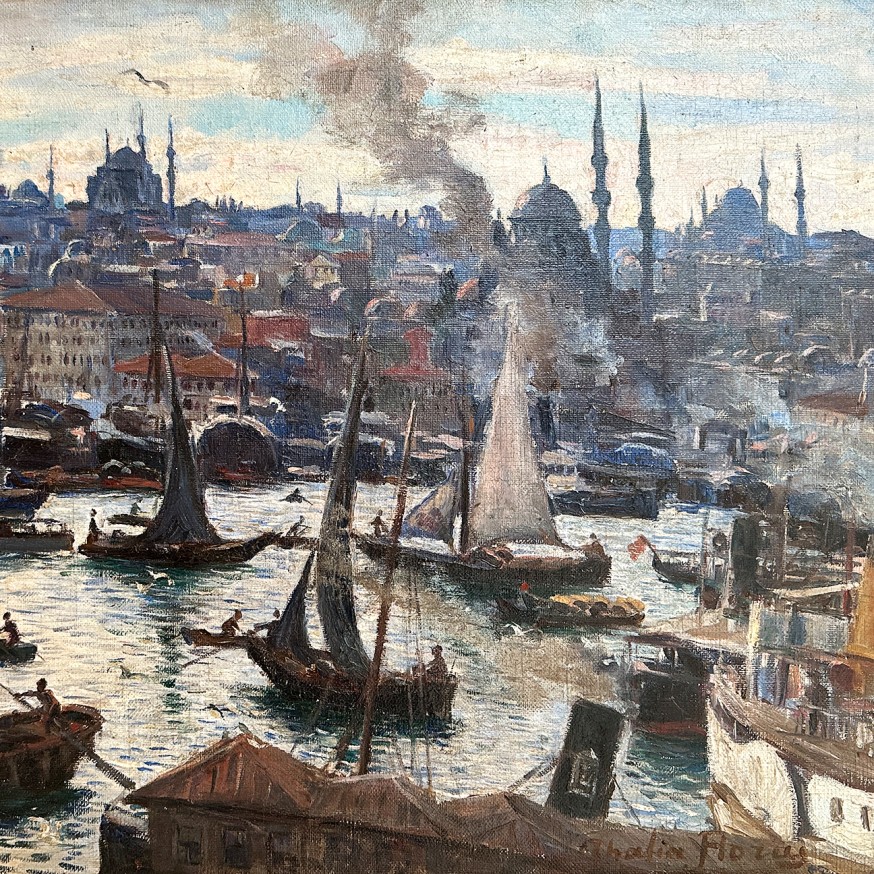 Талея Флора Каравиа — Стамбул, 1905 (холст, масло)