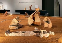 Нахум Гутман — Иов и его спутники, 1970-е (терракота)