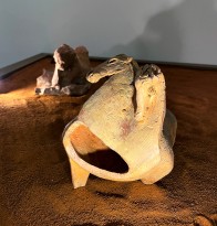 Нахум Гутман — Лошади, 1970-е (терракота) профиль