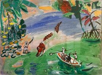 Нахум Гутман — Пересекая экватор, 1978 (гуашь)