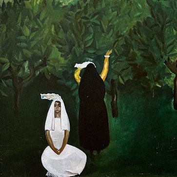 Нахум Гутман — Праздничный день в садах Яффо, 1926 (холст, масло)