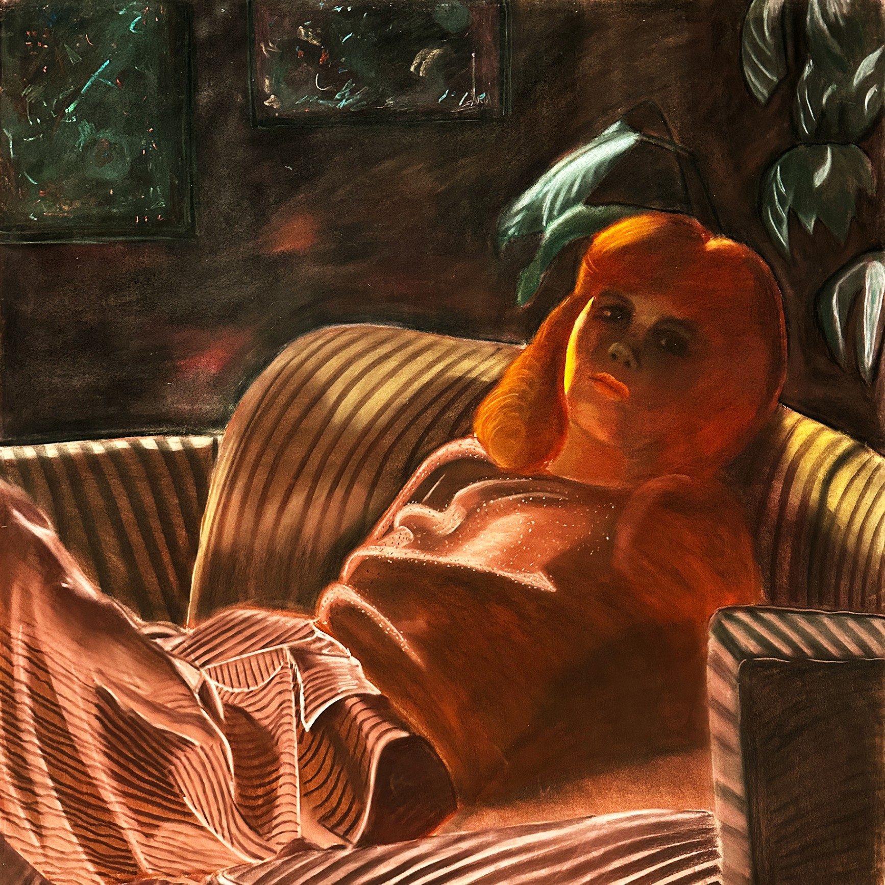 Хагит Штереншус — Сигаль в Сан-Франциско, 1982 (пастель, бумага)