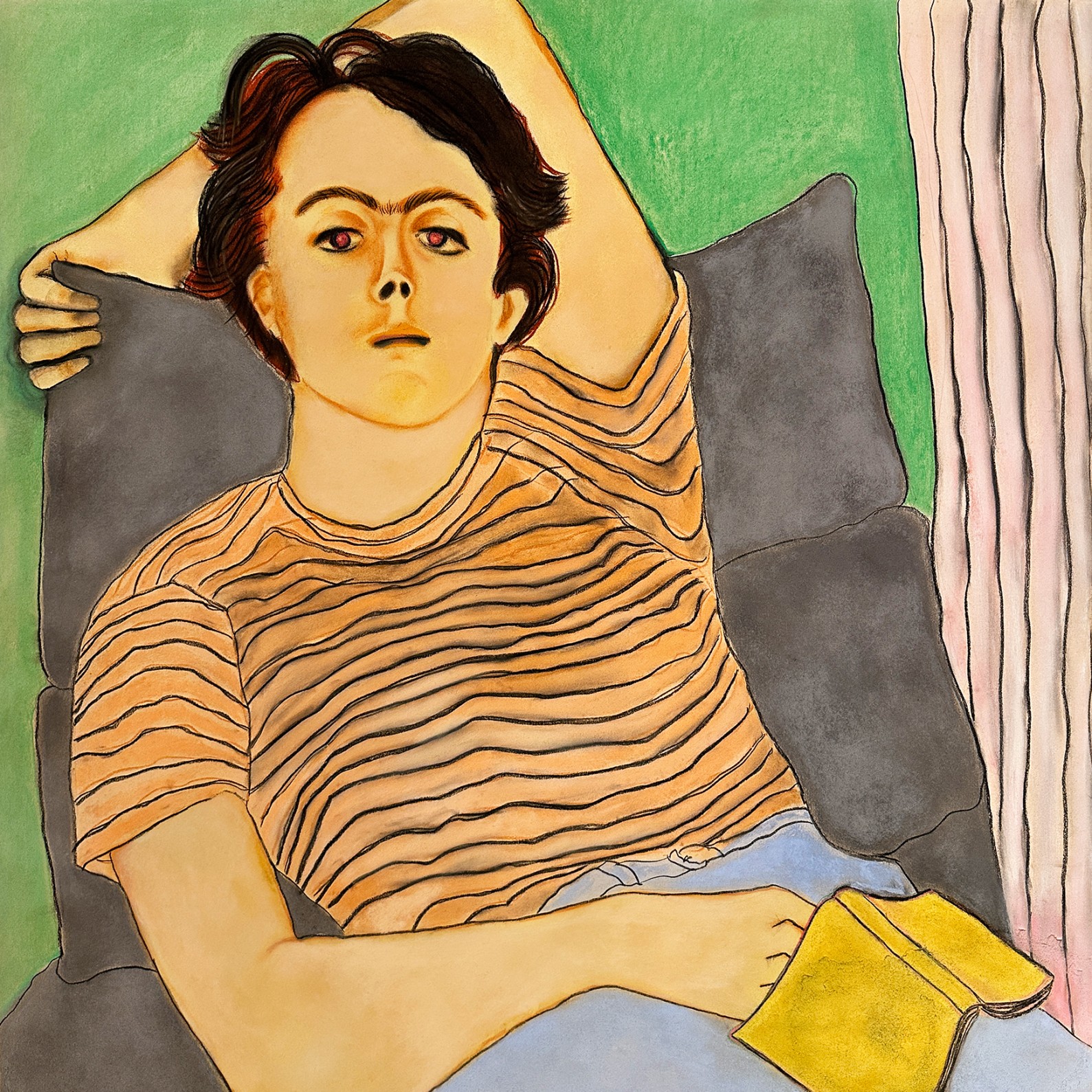 Хагит Штереншус — Юлиан Рестинг, 1982 (пастель, бумага)