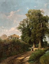 Андреа Тавернье — Осеннее утро, 1902 (холст, масло)