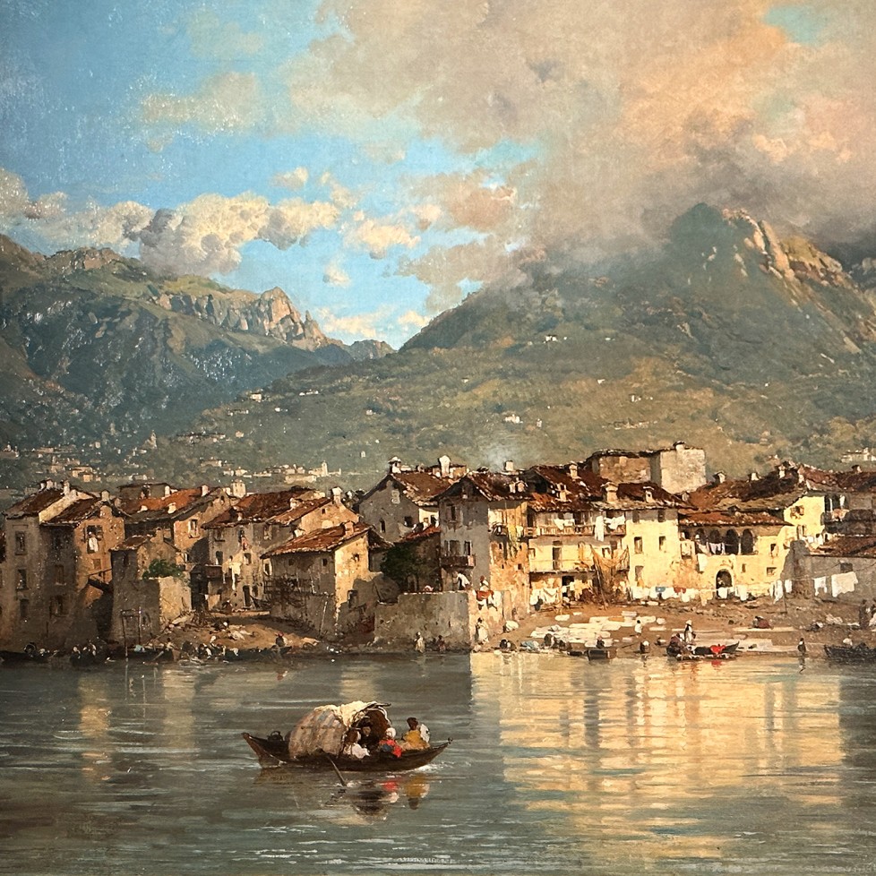 Джероламо Индуно — Пескаренико, 1862 (холст, масло)